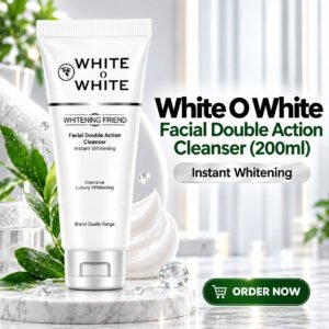 White O White Facial Double Action Cleanser (200ml)
