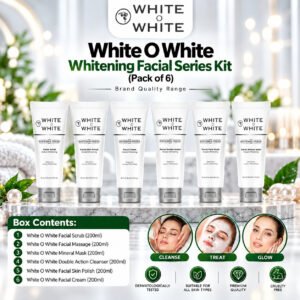 White O White Whitening Facial Series Kit (Pack of 6)